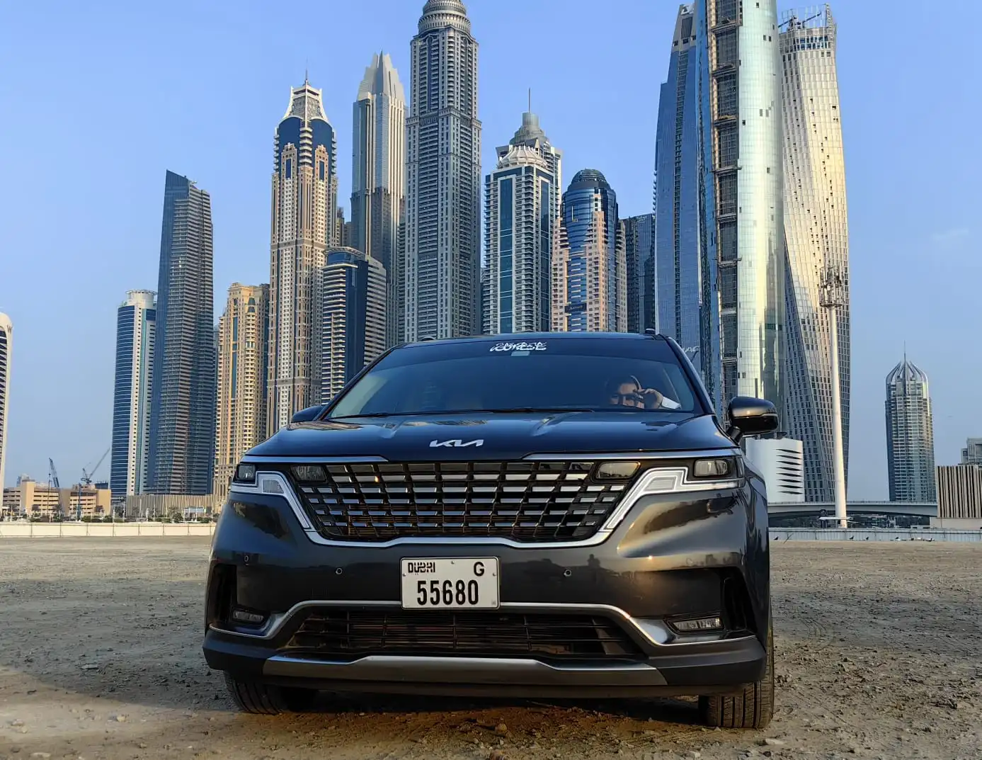Undercarriage View of Kia Carnival SX Prestige for Confident Driving in UAE.