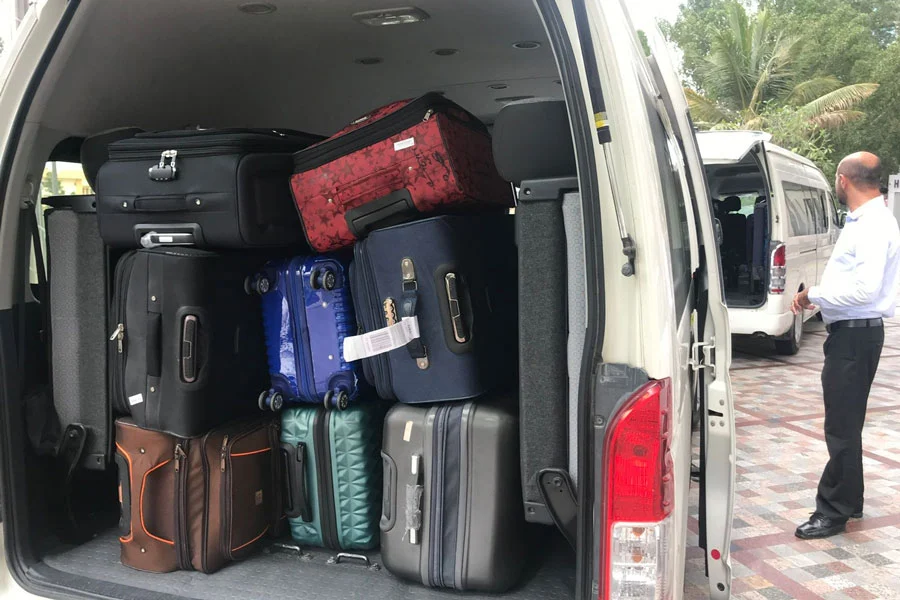 Spacious Cargo Area: Toyota HiAce Van for All Your Luggage Needs.