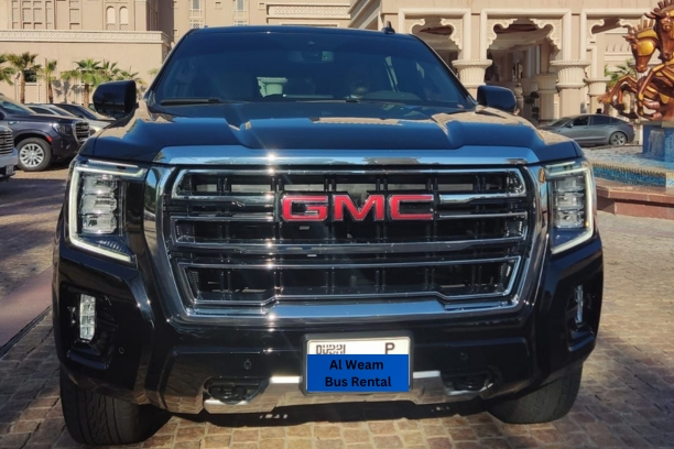 GMC rental in uae with driver