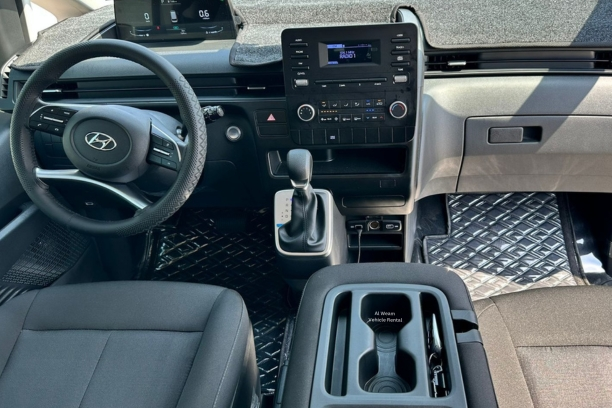 Hyundai Staria rental with driver UAE