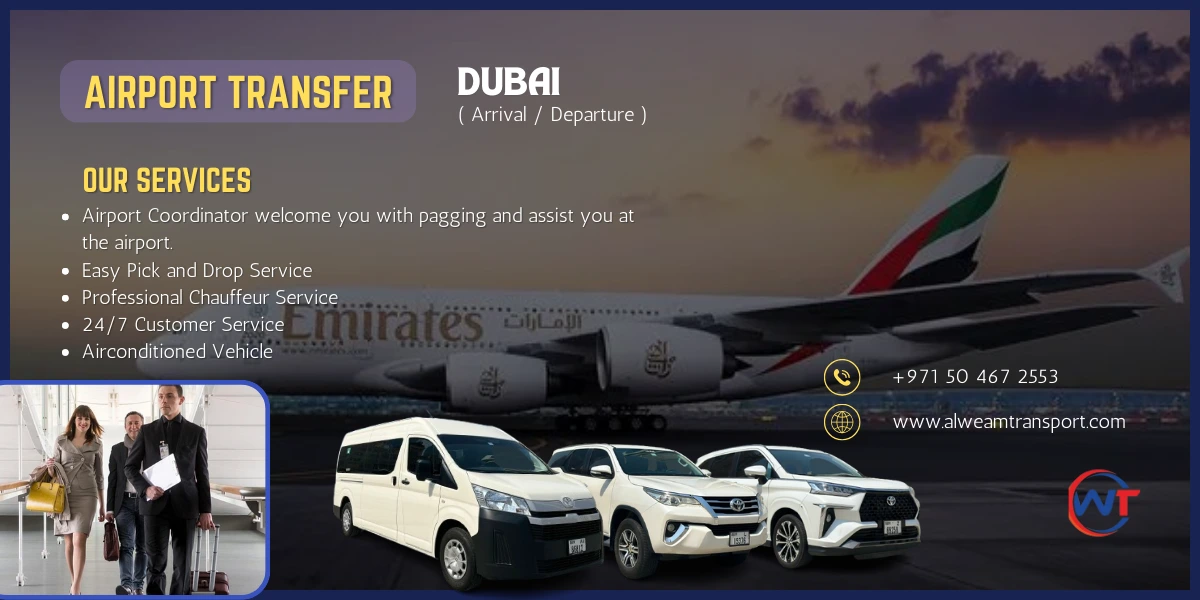 Dubai Airport Transfer Service: Arrival and Departure with easy Pick & Drop
