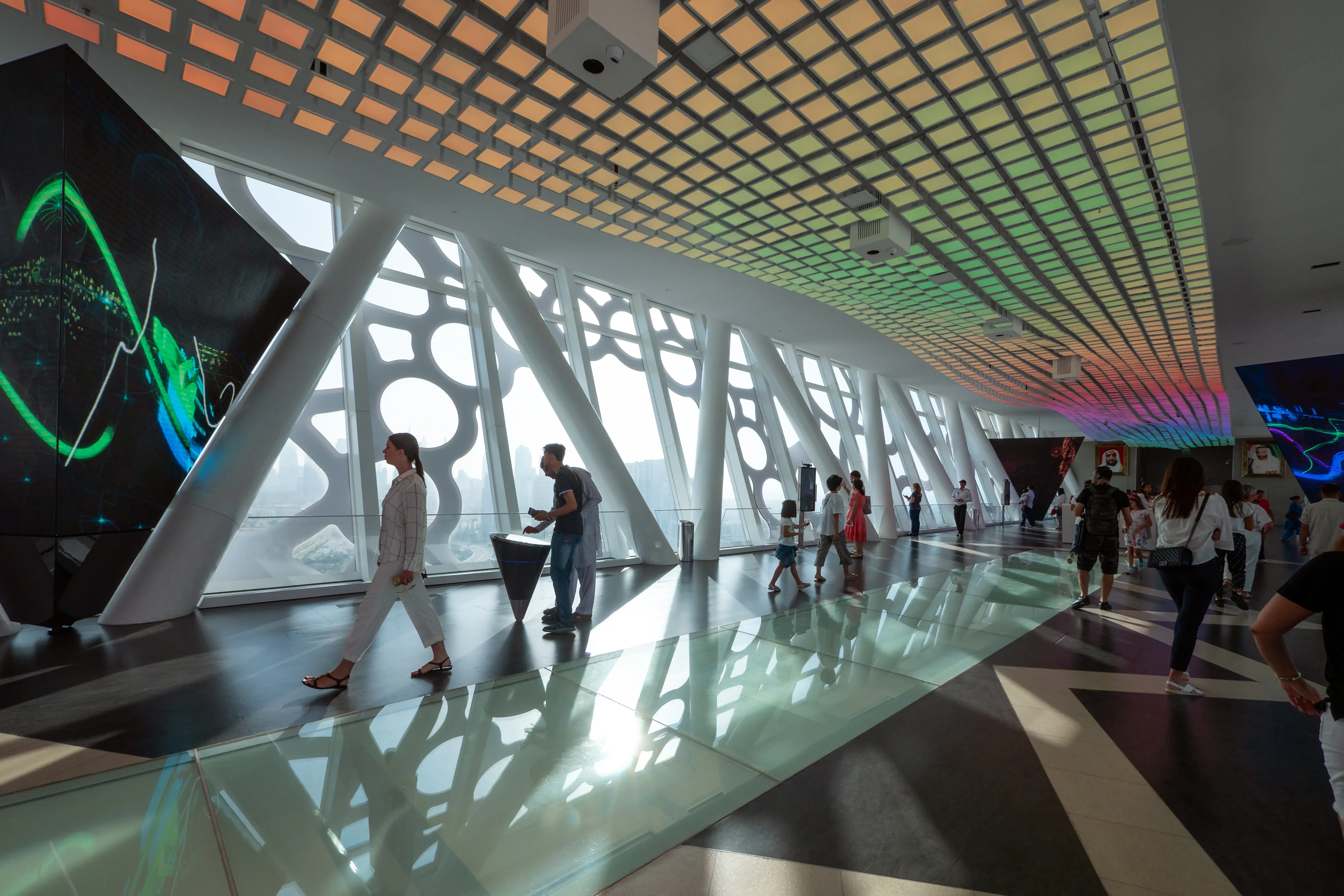 Dubai Frame Top interior